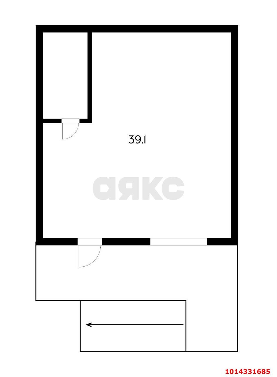 Фото №10: Торговое помещение 40 м² - Краснодар, жилой комплекс Премьера, ул. Автолюбителей, 1/7к1