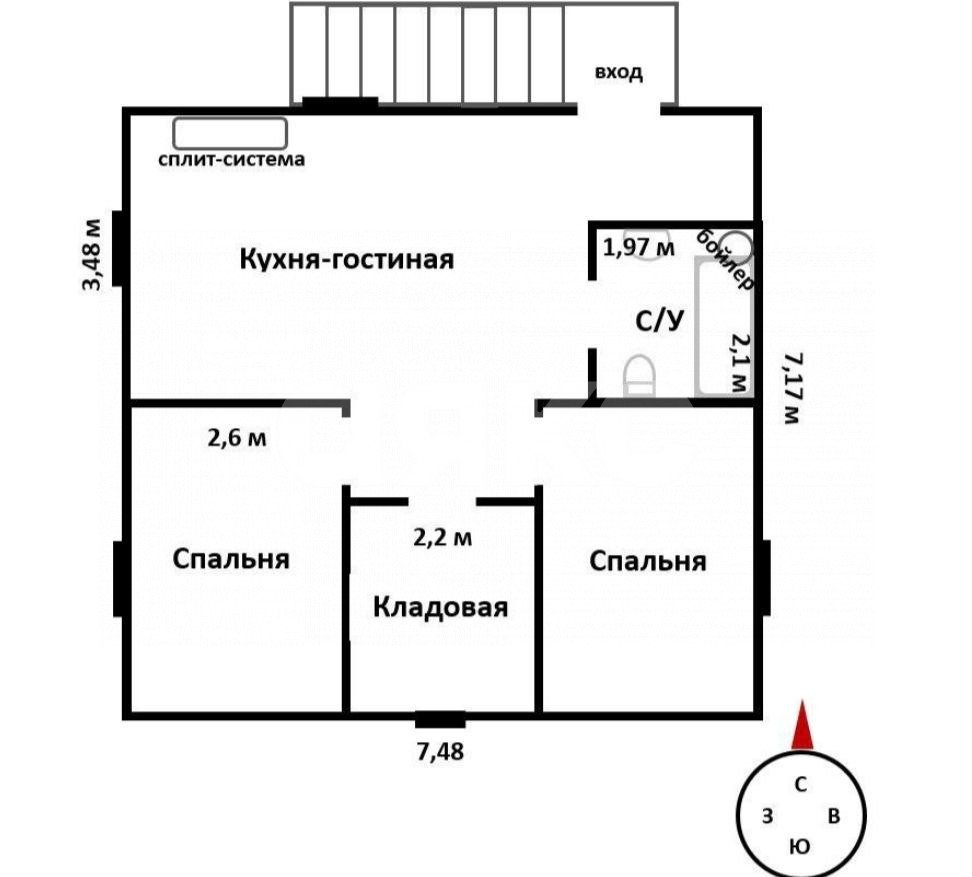 Фото №18: Дом 54 м² + 6 сот. - Приятное Свидание, ул. Земляничная, 16