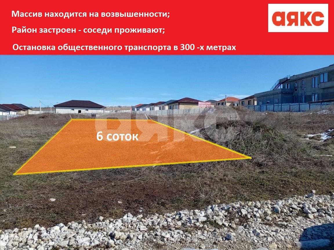 Фото №2: Земельный участок под ИЖС 6 сот. - Краснолесье, 