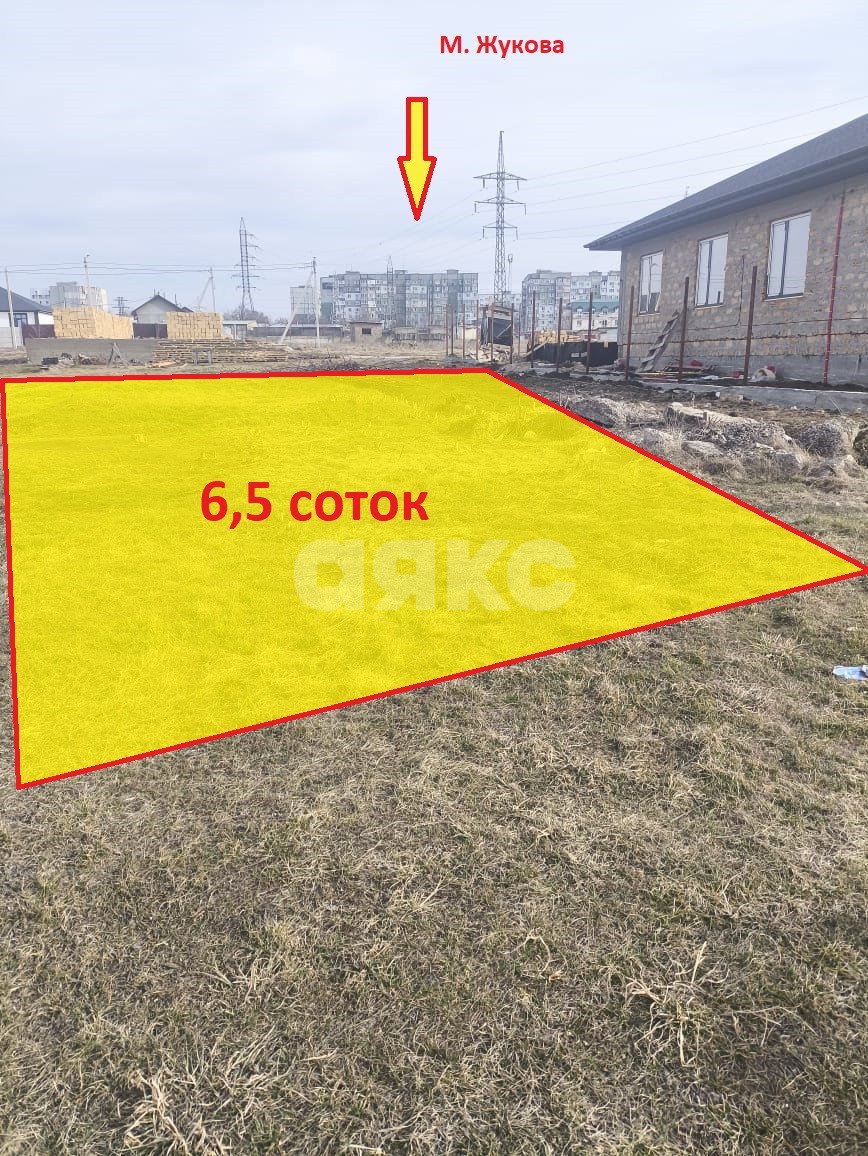 Фото №1: Земельный участок под ИЖС 6.5 сот. - Мирное, ул. Февзи Билялова