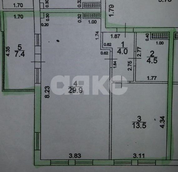 Фото №20: 1-комнатная квартира 60 м² - Анапа, жилой комплекс Бельведер, ул. Таманская, 121к1