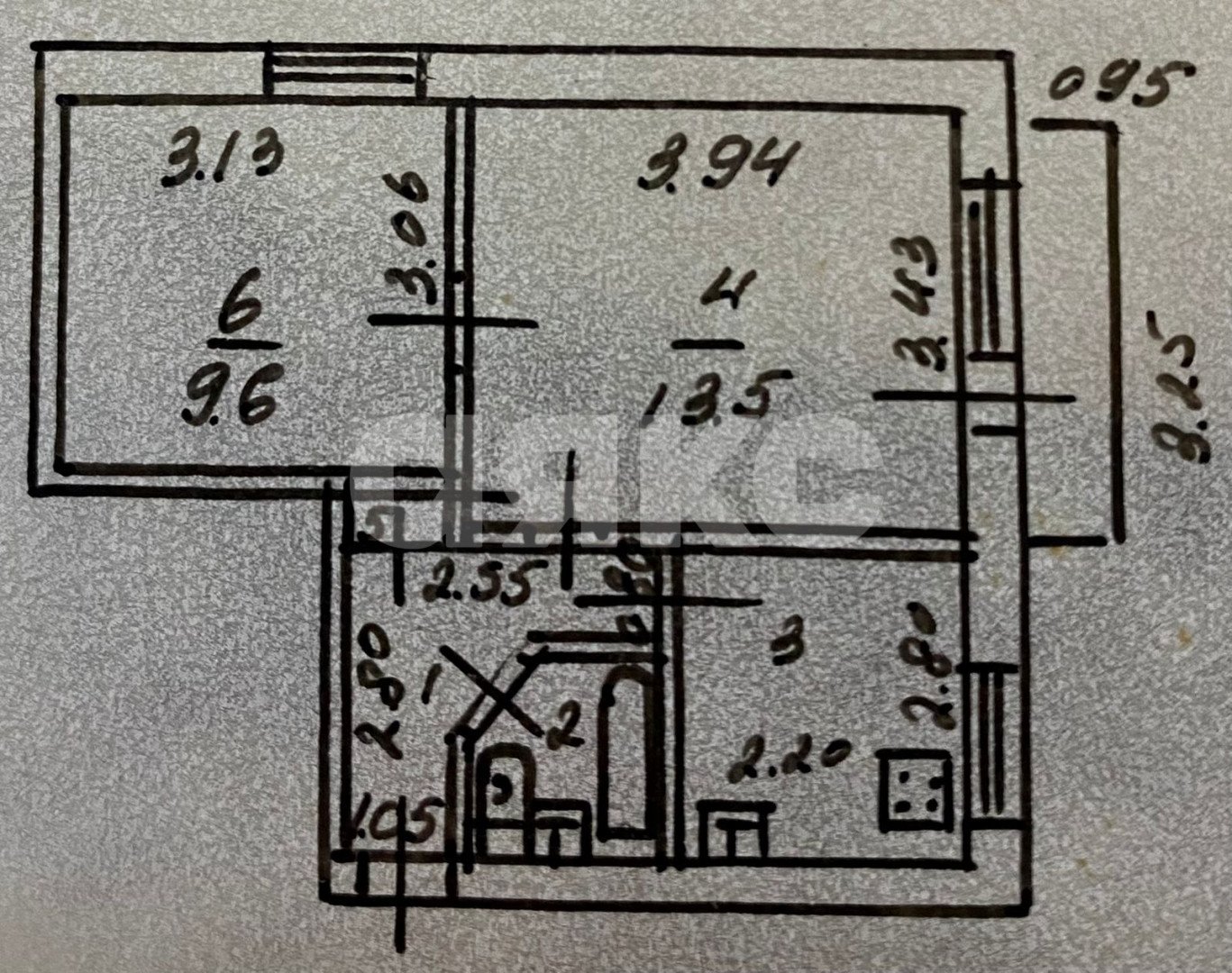Фото №1: 2-комнатная квартира 37 м² - Ставрополь, № 20, ул. Васильева, 15