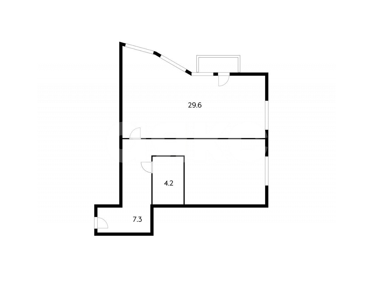 Фото №9: 1-комнатная квартира 55 м² - Сочи, Мамайка, ул. Виноградная, 219Б
