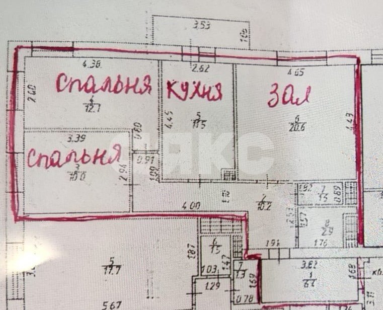 Фото №6: 3-комнатная квартира 90 м² - Ставрополь, № 29, ул. Доваторцев, 90к1