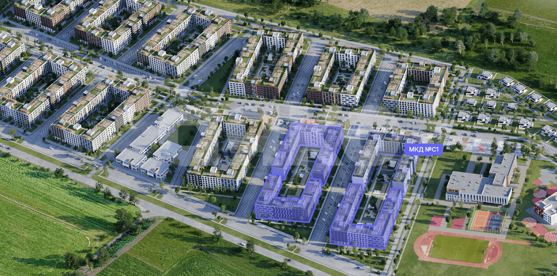 Фото №5: 2-комнатная квартира 55 м² - Ленино, квартал 4/2, ул. Школьная, 6