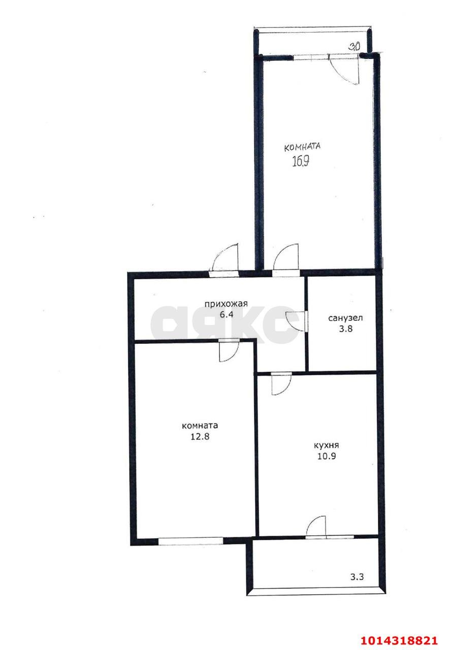 Фото №16: 2-комнатная квартира 50 м² - Новая Адыгея, мкр. ЖК Дарград, ул. Тургеневское шоссе, 33/1к4