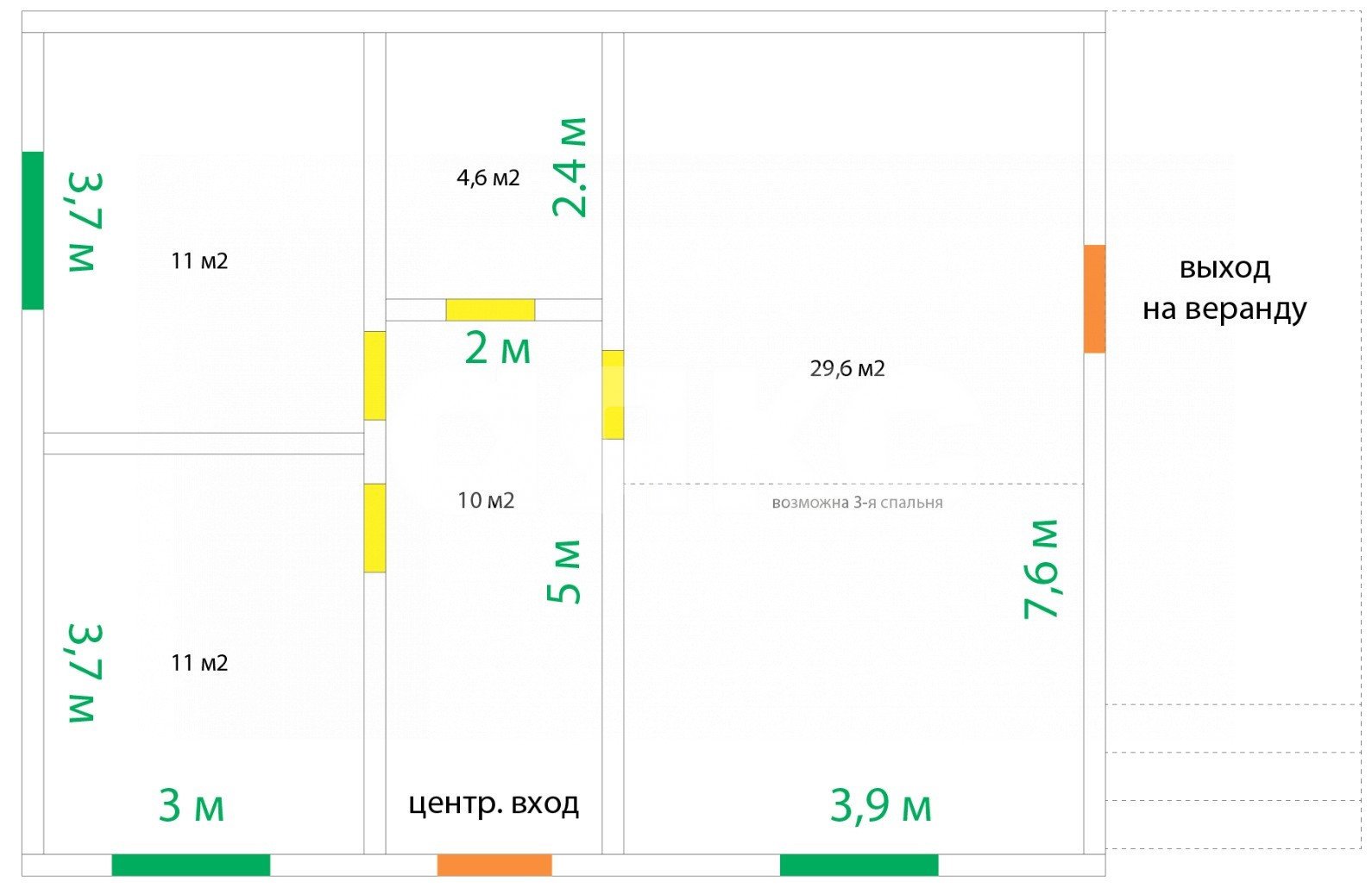 Фото №17: Дом 80 м² + 4.8 сот. - Темрюк, Комсомольский, ул. Весёлая
