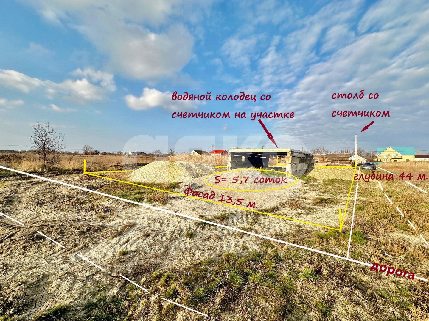 Фото №1: Земельный участок под ИЖС 5.7 сот. - Темрюк, квартал Калабатка, ул. Тихая, 25