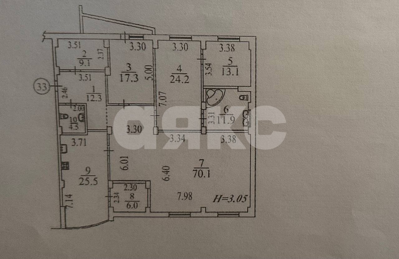 Фото №12: 5+-комнатная квартира 194 м² - Мариуполь, Центральный, пр-кт Строителей, 108А