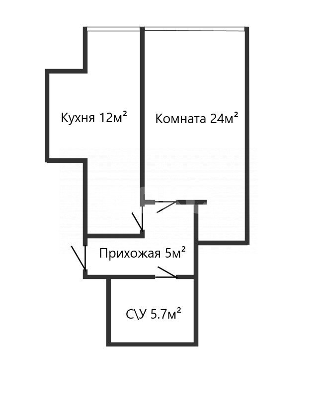 Фото №8: 1-комнатная квартира 47 м² - Геленджик, 5-й, пер. Восточный, 40А