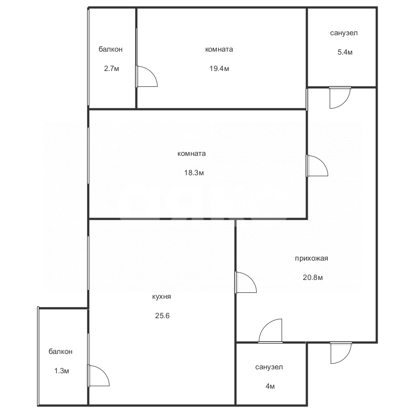 Фото №13: 3-комнатная квартира 104 м² - Геленджик, ул. Пионерская, 2
