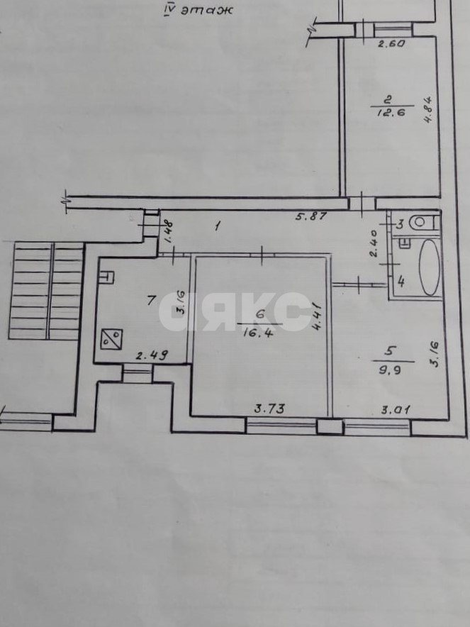 Фото №16: 3-комнатная квартира 62 м² - Волгоград, 208-й, ул. Кузнецкая, 65