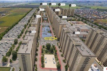Фото №3: Торговое помещение 45 м² - Краснодар, мкр. жилой комплекс Дыхание, ул. Лётчика Позднякова, 2к20