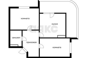 Фото №2: 2-комнатная квартира 59 м² - Краснодар, мкр. Достояние, ул. Григория Булгакова, 7к1