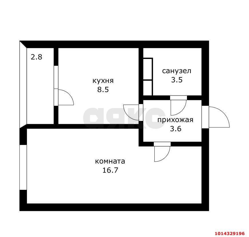 Фото №4: 1-комнатная квартира 34 м² - Краснодар, жилой комплекс Самолёт-2, ул. Западный Обход, 57