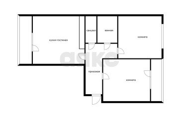 Фото №1: 2-комнатная квартира 62 м² - Краснодар, мкр. ЖК Все Свои Вип, ул. Колхозная, 5/2