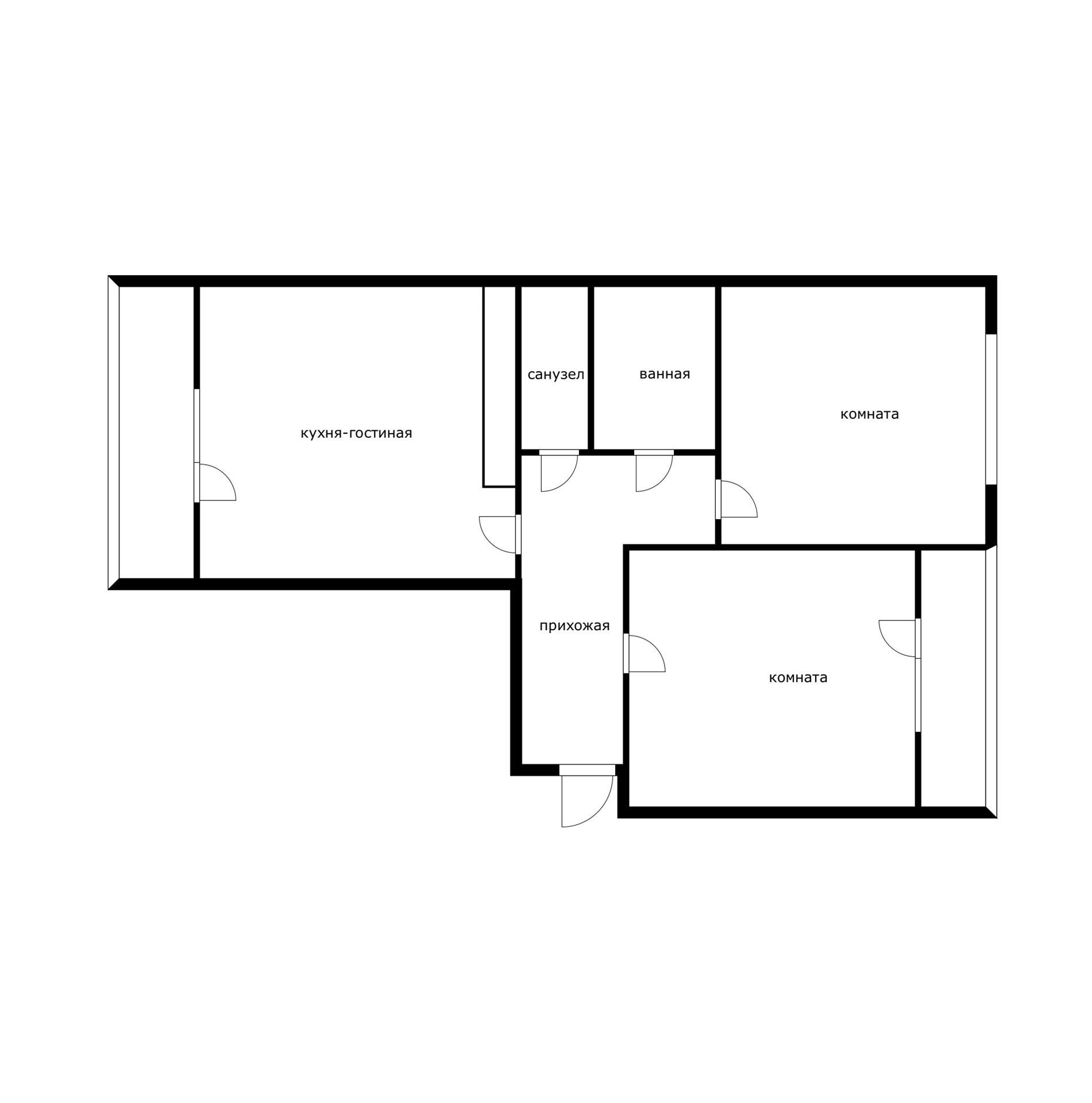 Фото №11: 2-комнатная квартира 65 м² - Краснодар, Центральный внутригородской округ, Табачная Фабрика, мкр. ЖК Все Свои Вип, ул. Колхозная, 5/2к3