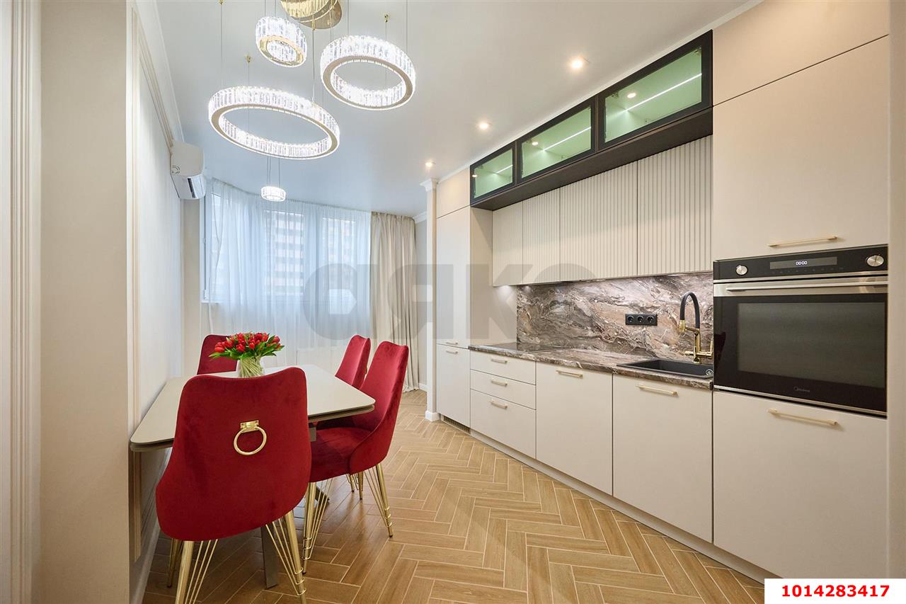 Фото №3: 1-комнатная квартира <span class="whitespace-nowrap">40 м²</span>, <span class="whitespace-nowrap">4/24 эт.</span> - Краснодар, Карасунский внутригородской округ, мкр. ЖК Сказка Град, ул. имени В.Н. Мачуги, 166Ак2