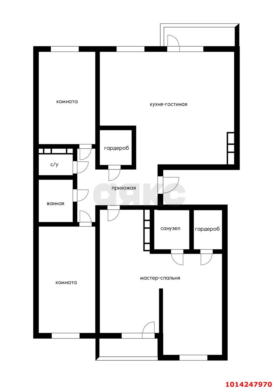 Фото №15: 3-комнатная квартира 116 м² - Краснодар, Прикубанский внутригородской округ, мкр. Фестивальный, ул. Круговая, 4/1к4