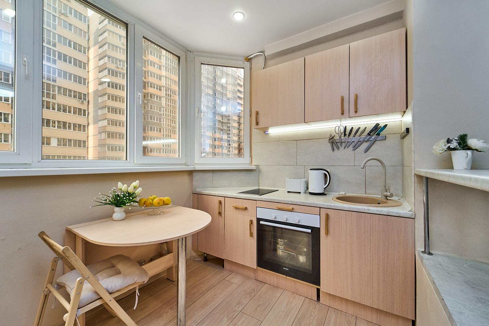 Фото №6: 1-комнатная квартира 48 м² - Краснодар, Молодёжный, Прикубанский внутригородской округ, мкр. жилой комплекс Дуэт, ул. Душистая, 79к1