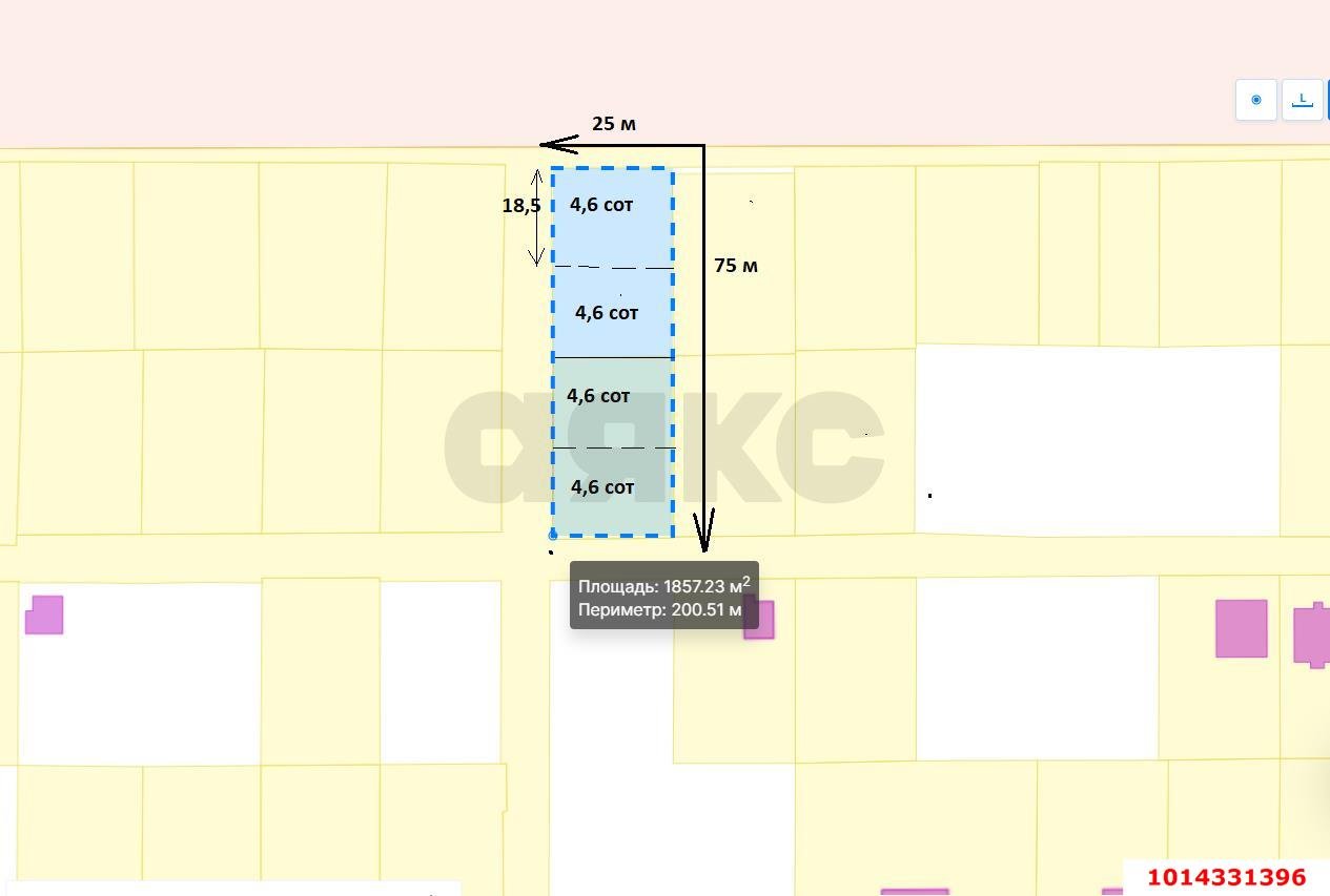 Фото №12: Земельный участок 20 сот. - Янтарь, мкр. Карасунский внутригородской округ, ул. Вишнёвая, 56