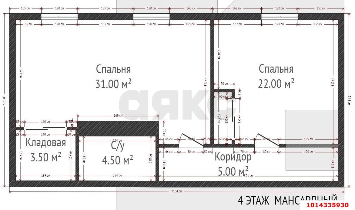 Фото №20: 3-комнатная квартира 104 м² - Краснодар, Прикубанский внутригородской округ, ул. Ивана Рослого, 18к1