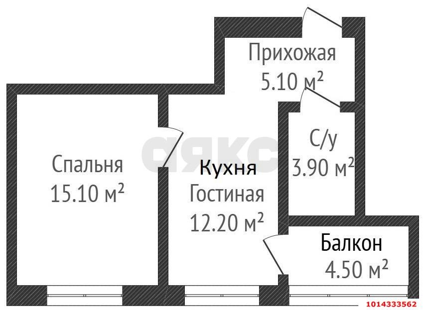 Фото №20: 1-комнатная квартира 40 м² - Российский, Прикубанский внутригородской округ, ул. Ратной Славы, 33