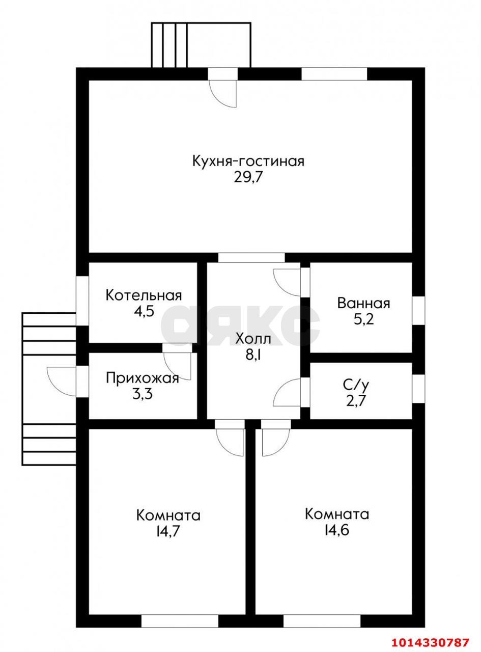 Фото №1: Дом 82 м² + 4 сот. - Индустриальный, Прикубанский внутригородской округ, ул. 1-я Инженерная, 10