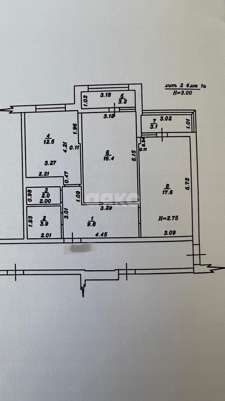 Фото №23: 2-комнатная квартира 62 м² - Анапа, жилой комплекс Тургеневский Квартал, ул. Шевченко, 288к3