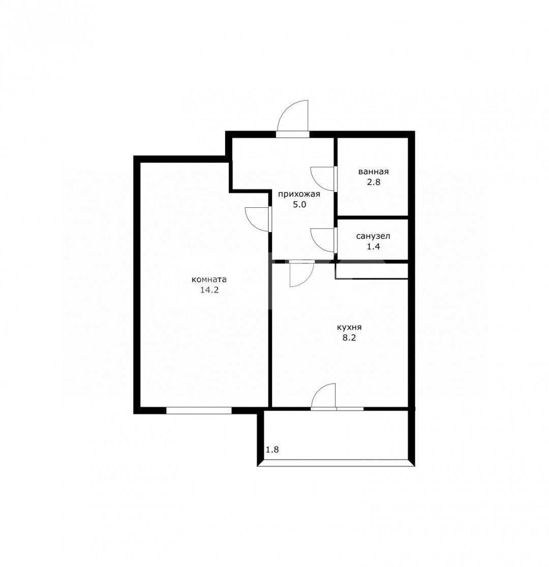 Фото №26: 1-комнатная квартира 35 м² - Красногорск, Опалиха, ул. Пришвина, 1к1