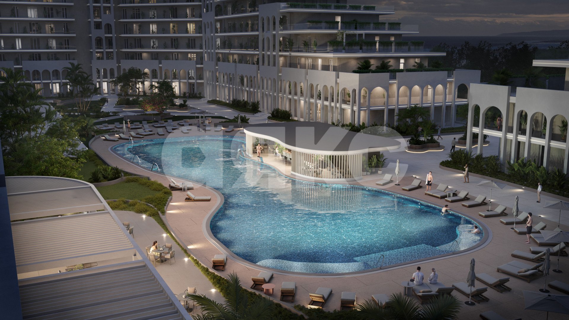 Фото №8: Апартаменты 53 м² - Анапа, Отельный комплекс Sun Garden Hotel&SPA, 