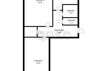 Фото №1: 2-комнатная квартира 45 м² - Краснодар, мкр. Гидростроителей, ул. имени Игнатова, 57