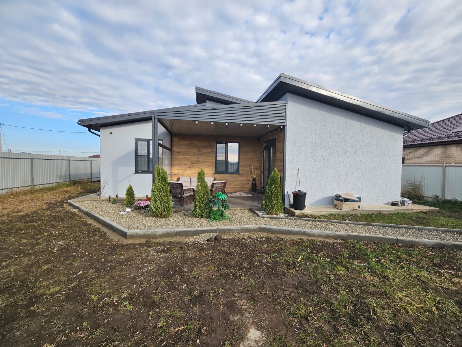 Фото №1: Дом 112 м² + 6 сот. - Старокорсунская, мкр. Карасунский внутригородской округ, ул. Придорожная, 80