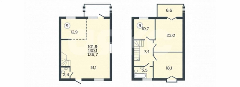 Фото №1: 3-комнатная квартира 136 м² - Ленино, клубный  Романово Сити, ул. Школьная