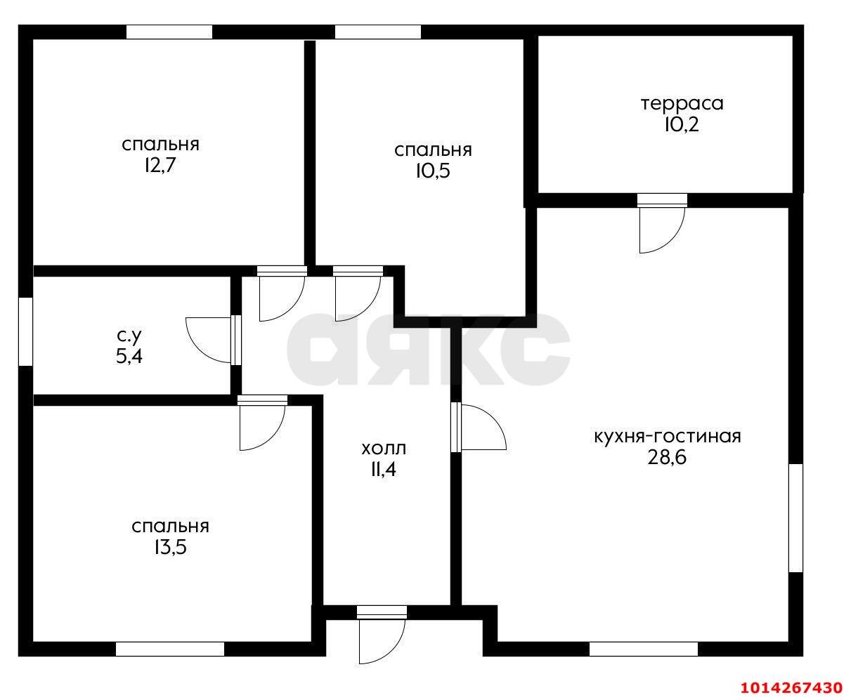 Фото №17: Дом 82 м² + 3.45 сот. - Ленина, Карасунский внутригородской округ, мкр. территория ДНТ Виктория, ул. Краснодарская, 81/1