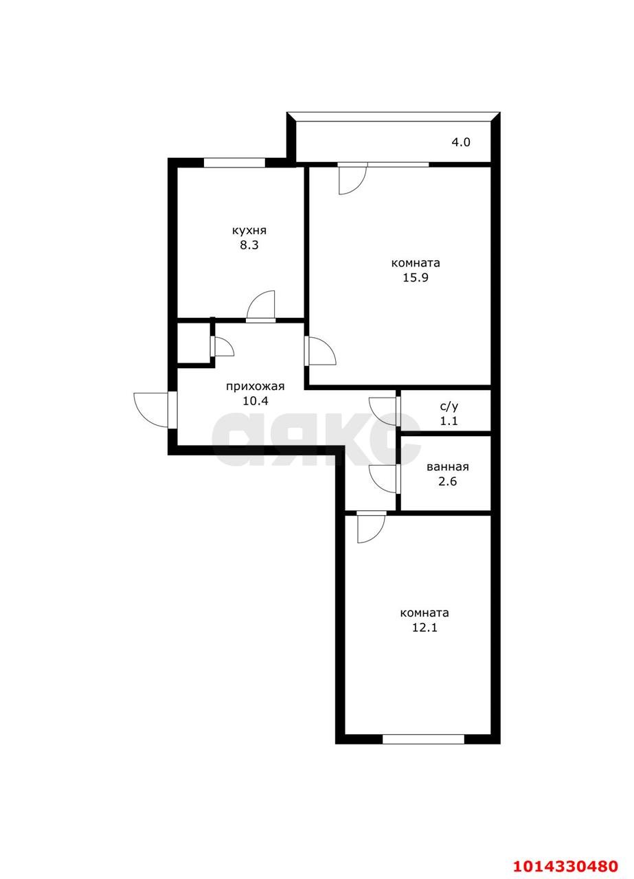 Фото №13: 2-комнатная квартира 51 м² - Энем, ул. Перова, 81/1