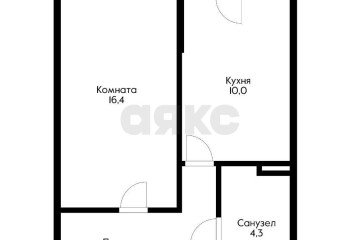 Фото №2: 1-комнатная квартира 37 м² - Краснодар, мкр. жилой комплекс Дружный, ул. Адмирала Серебрякова, 3к3