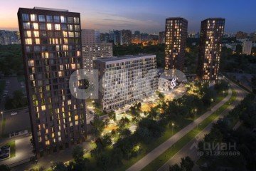 Фото №4: Студия 22 м² - Москва, мкр. жилой комплекс Афи Парк Воронцовский, ул. Академика Челомея, 1А