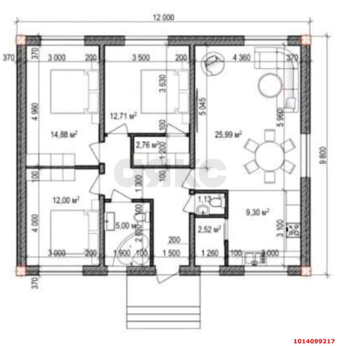 Фото №7: Дом 101 м² + 8 сот. - Янтарный, ул. Севастопольская, 10