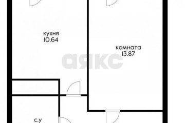 Фото №4: 1-комнатная квартира 43 м² - Знаменский, мкр. Родные Просторы, ул. Природная, 10Бк24