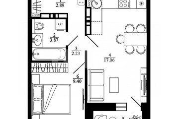Фото №1: 1-комнатная квартира 37 м² - Липецк, мкр. ЖК Коллекционер, пр-кт Победы, 99