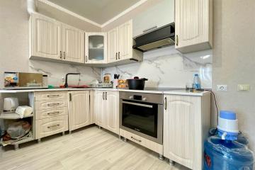 Фото №1: 1-комнатная квартира 44 м² - Краснодар, мкр. Музыкальный, ул. имени С.В. Рахманинова, 36