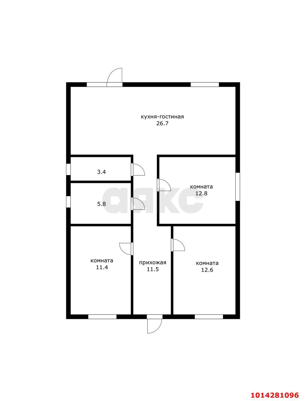 Фото №13: Дом 95 м² + 4 сот. - Новотитаровская, ул. Заречная, 183
