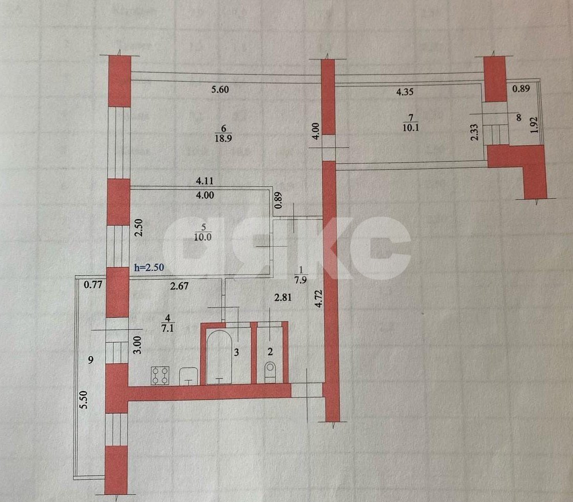 Фото №17: 3-комнатная квартира 61 м² - Волгоград, Тулака, ул. Тулака, 6