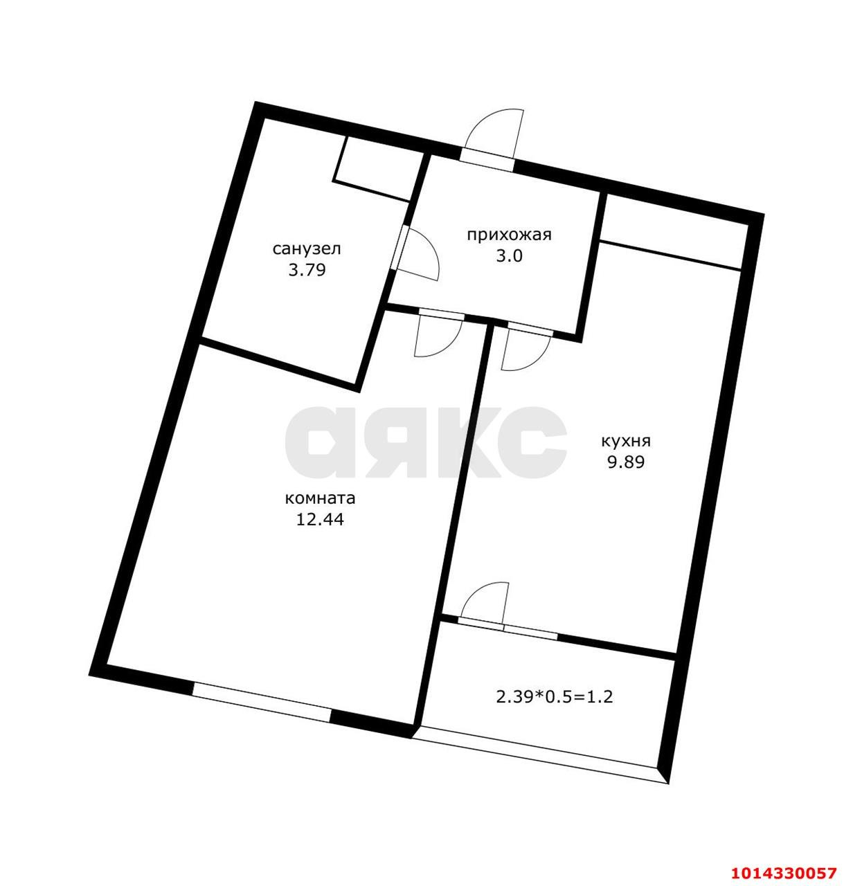 Фото №11: 1-комнатная квартира 30 м² - Краснодар, жилой комплекс Фонтаны, ул. Воронежская, 47/14