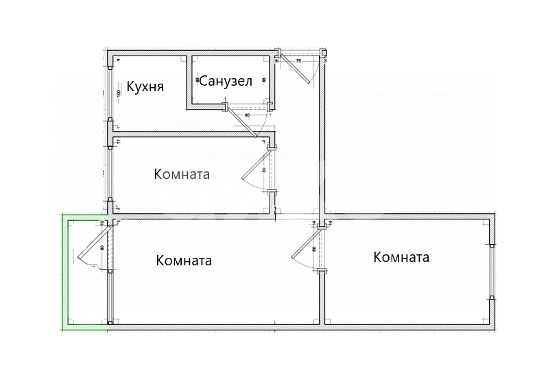 Фото №37: 3-комнатная квартира 57 м² - Темрюк, ул. Ленина, 90