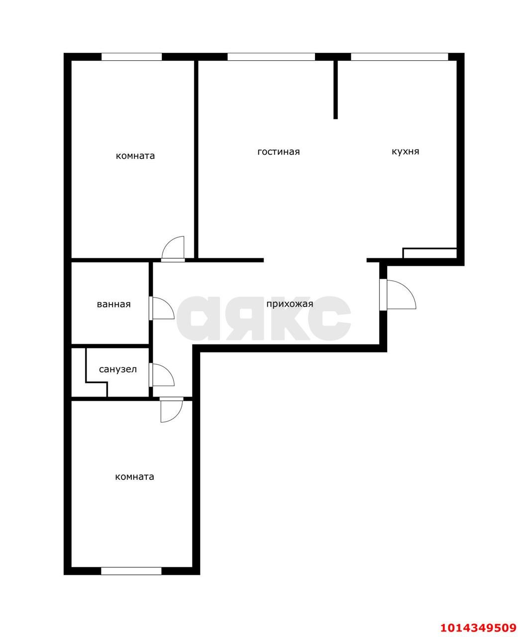 Фото №18: 3-комнатная квартира 78 м² - Краснодар, Почтовый, ул. Артезианская, 2