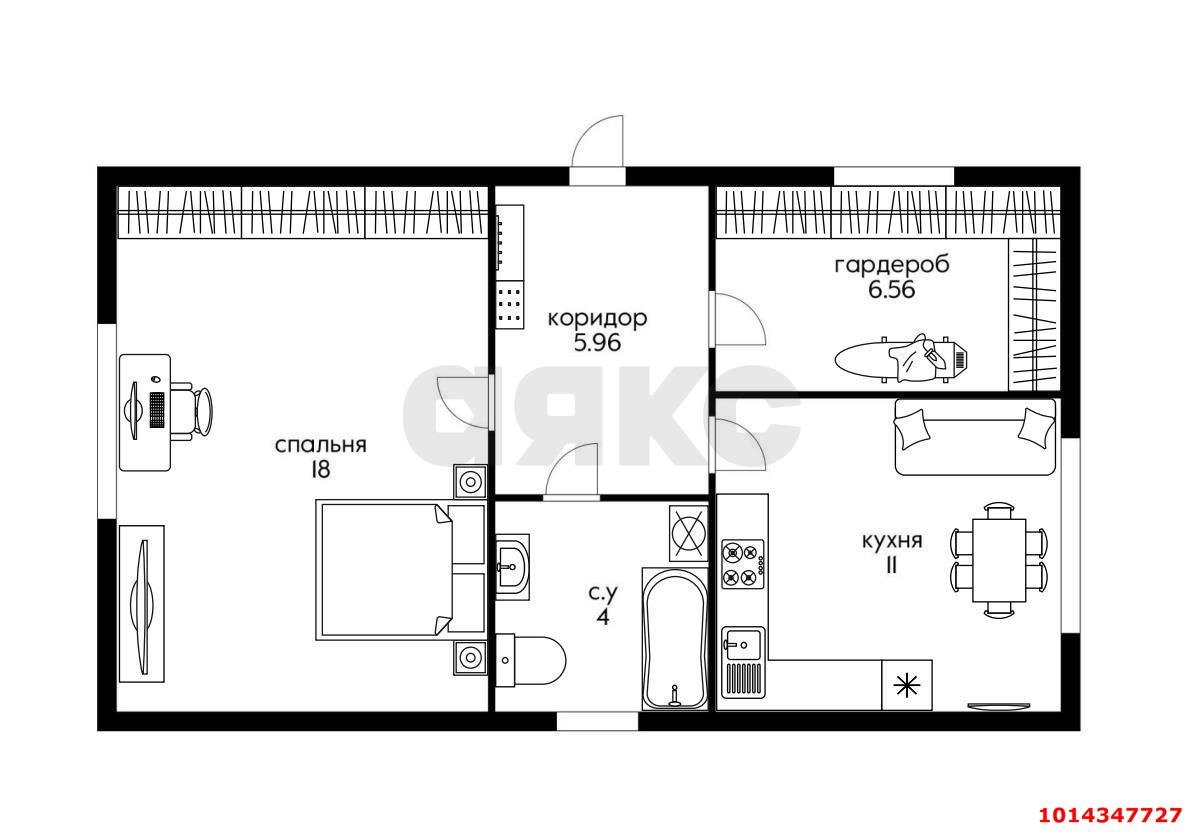 Фото №5: Дом 44 м² + 2 сот. - Южный, коттеджный  Южная столица, пер. 6-й Заветный, 10