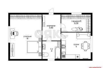 Фото №5: Дом 44 м² - Южный, п. коттеджный  Южная столица, пер. 6-й Заветный, 10