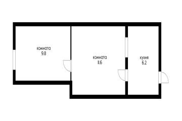 Фото №5: 2-комнатная квартира 27 м² - Краснодар, мкр. Фестивальный, ул. Фестивальная, 17/1